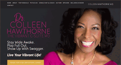 Desktop Screenshot of drcolleenhawthorne.com